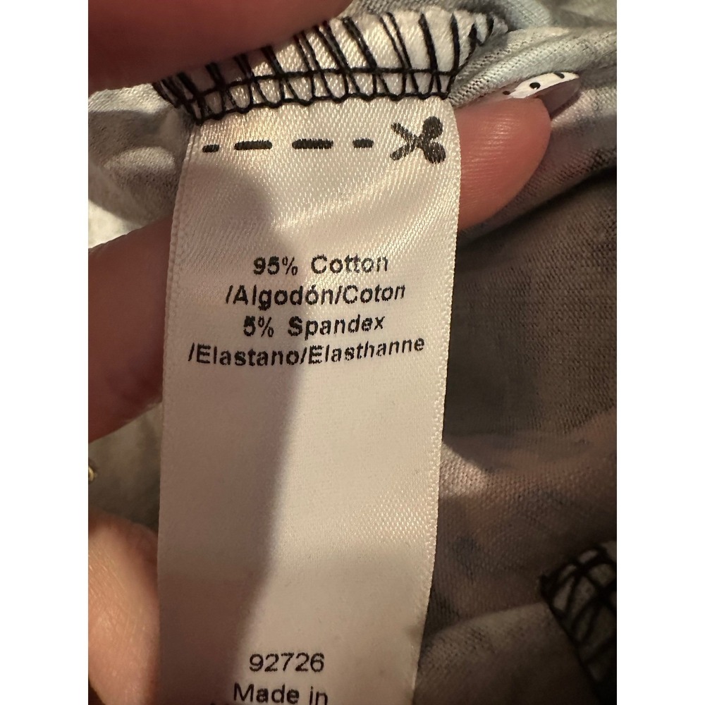 Woman Within Floral‎ Print Leggings Black Multi Plus 1X Petite Stretch - Picture 4 of 4